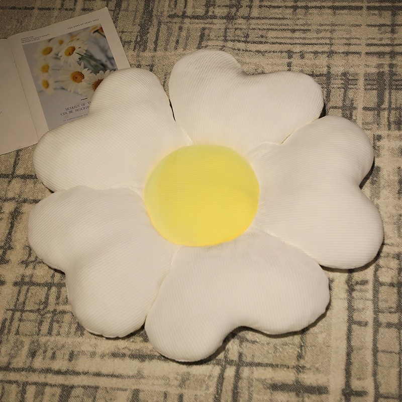 創意性花朵樹葉熊掌坐墊毛絨玩具仙人掌抱枕沙發靠墊椅墊愛心蒲團-規格圖5