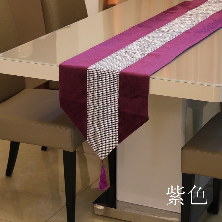 容禾八色韓國絨 亮鑽絨布簡約現代桌旗 床旗抱枕歐韓裝飾軟裝布c^-規格圖5