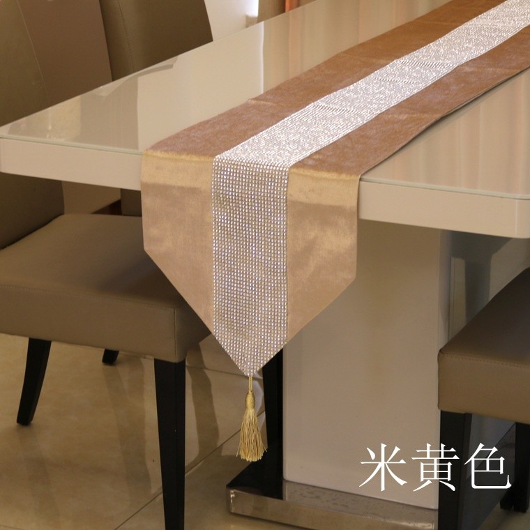 容禾八色韓國絨 亮鑽絨布簡約現代桌旗 床旗抱枕歐韓裝飾軟裝布c^-規格圖5
