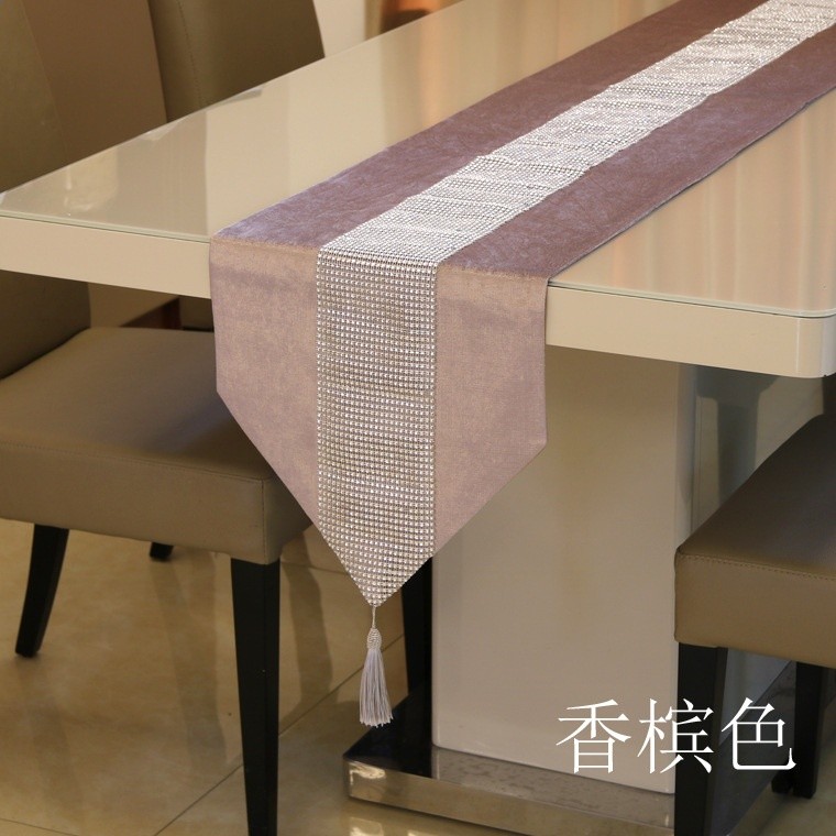 容禾八色韓國絨 亮鑽絨布簡約現代桌旗 床旗抱枕歐韓裝飾軟裝布c^-規格圖5