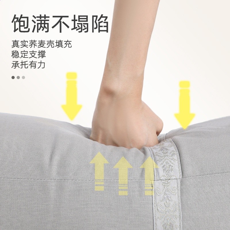 y*J瑜伽抱枕陰瑜伽肩倒立枕圓柱枕頭孕婦艾揚格輔具訓練蕎麥瑜珈-細節圖3