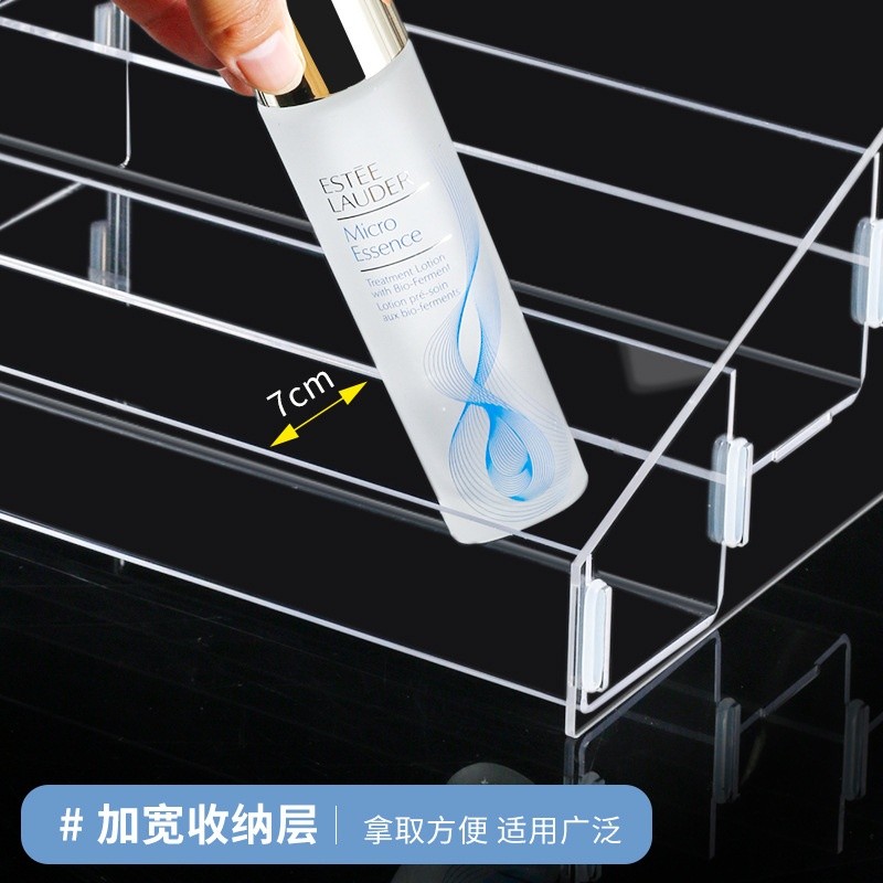 亞克力階梯置物架多層層透明展示架泡泡瑪特飾品手辦階梯架子盲盒-細節圖3