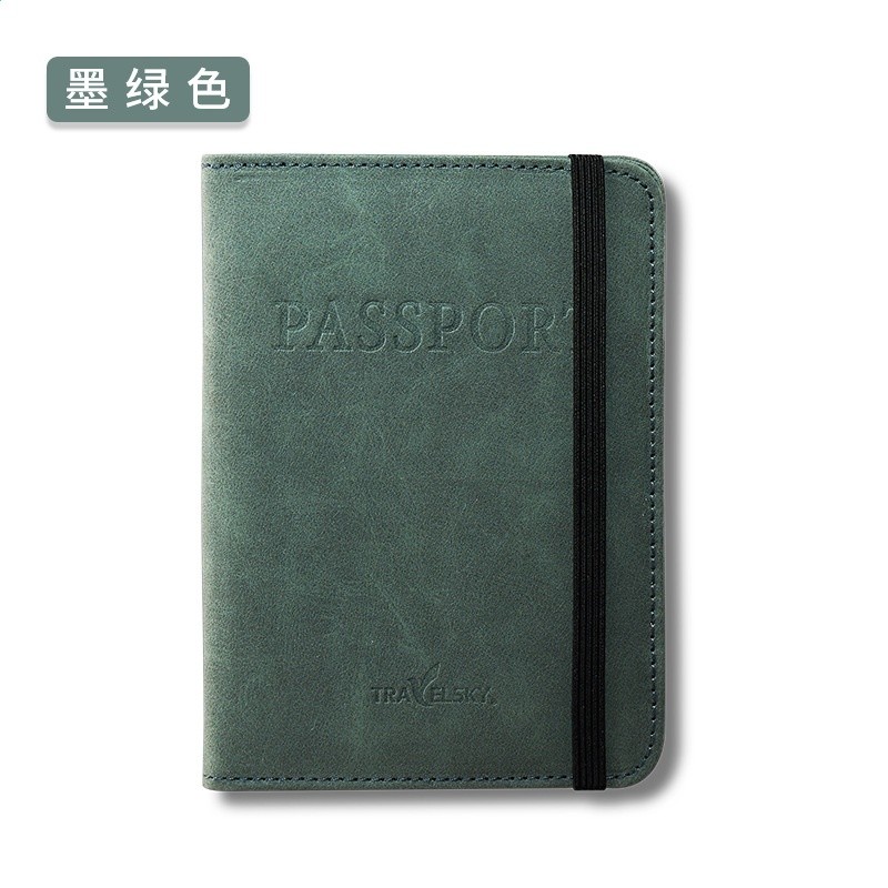 旅行皮質RFID護照包防盜刷卡包證件卡套收納包男女同款大容量撞色-規格圖5