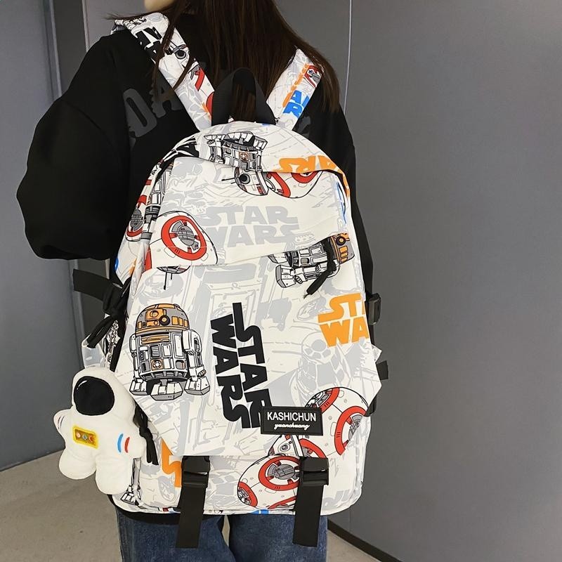 王一博同款純色通勤男包棒球帽商務電腦揹包大學生書包雙肩包簡約-細節圖4