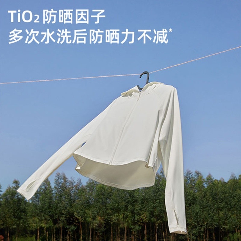 夏季JIAO同款防曬衣女款防曬服披肩黑膠帽簷防紫外線雲朵原紗冰絲-細節圖3
