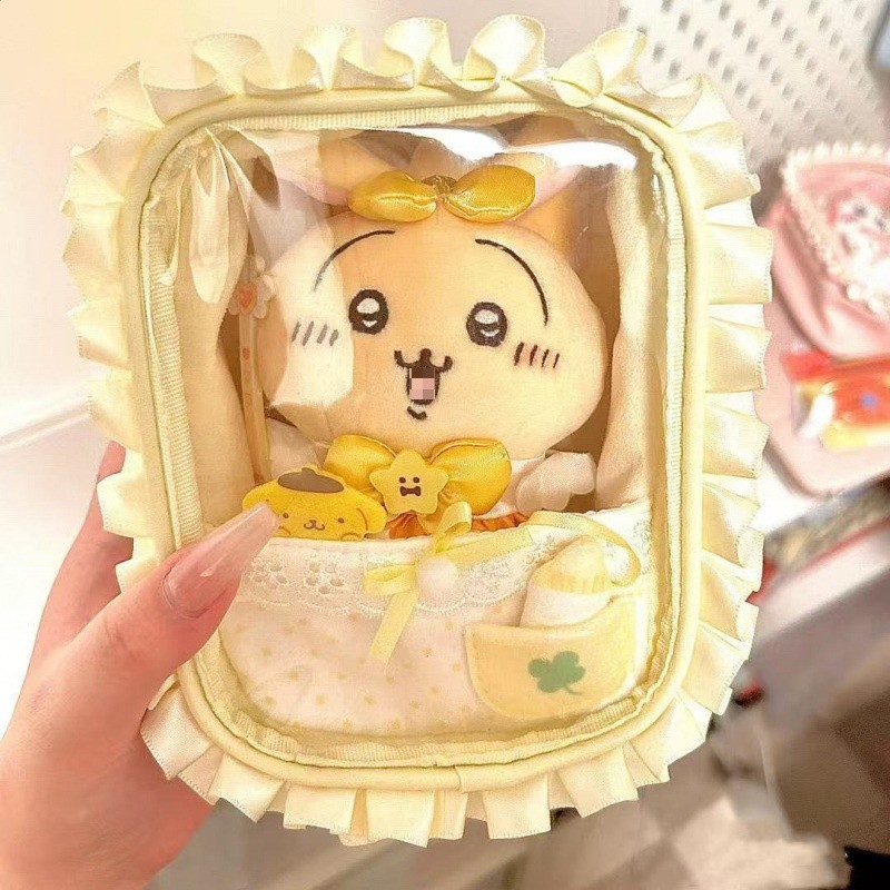 布丁狗黃色【防水加厚蕾絲款】