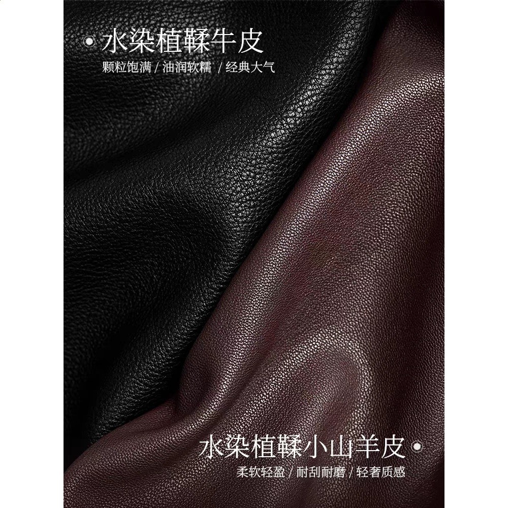 【系夢瑤同款】求真植鞣胎牛皮腋下經典hobo包通勤包單肩餃子包女-細節圖3