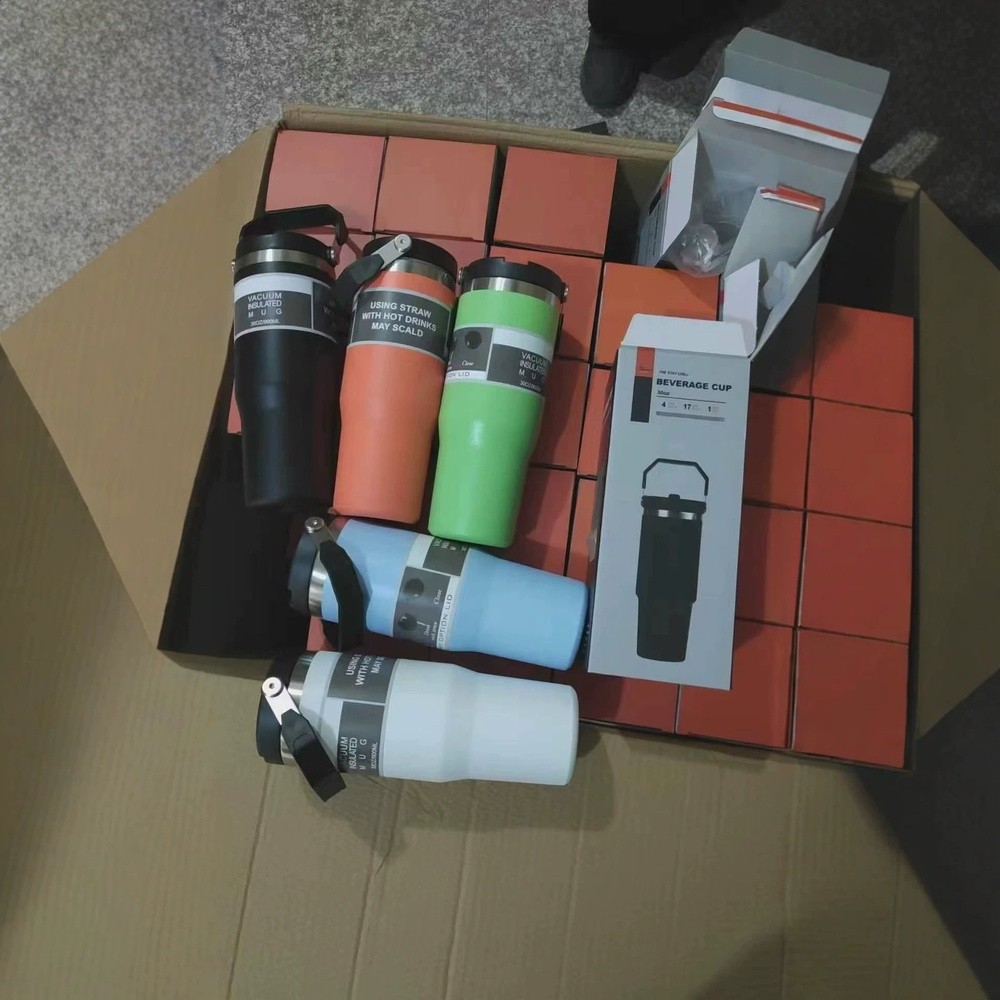 跨境史丹利同款手提30單飲汽車杯汽車杯304不鏽鋼保溫杯保冷冰霸-細節圖3