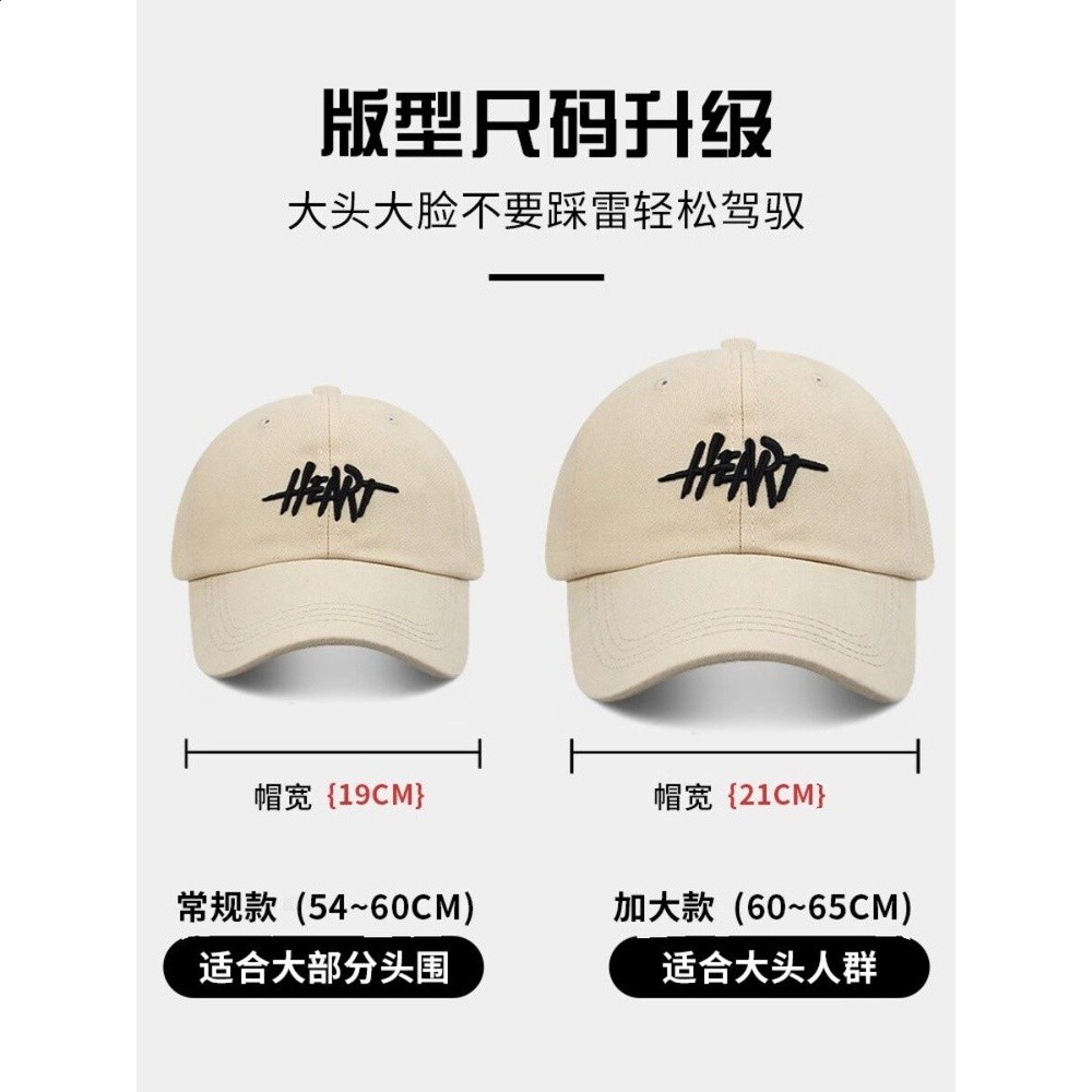V.I.W 官方正品王一博同款帽子韓版棒球帽鴨舌帽大頭圍男士防曬帽-細節圖3