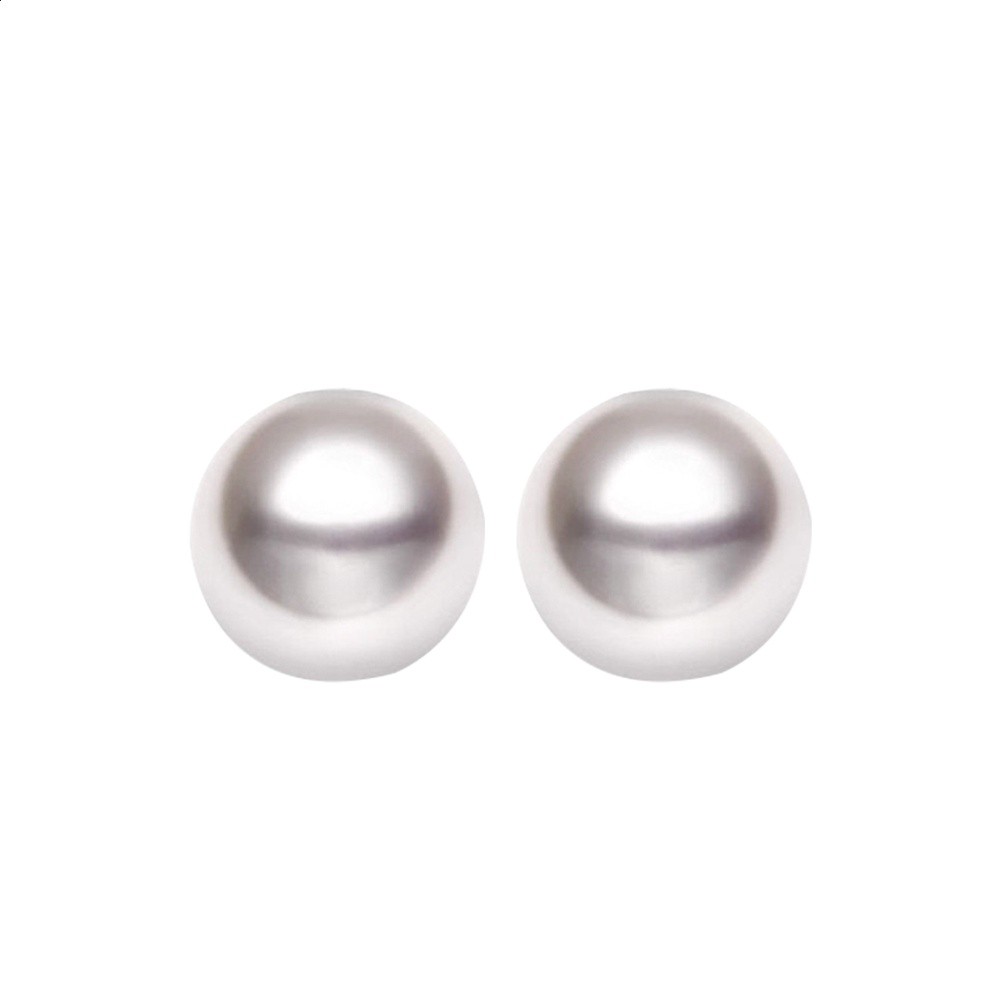 純銀針珍珠耳釘（10mm）