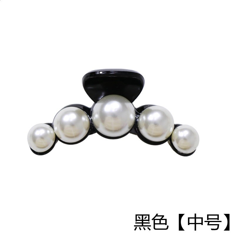 韓國進口趙露思同款珍珠抓夾大號鯊魚夾後腦勺髮夾女簡約優雅氣質-規格圖5