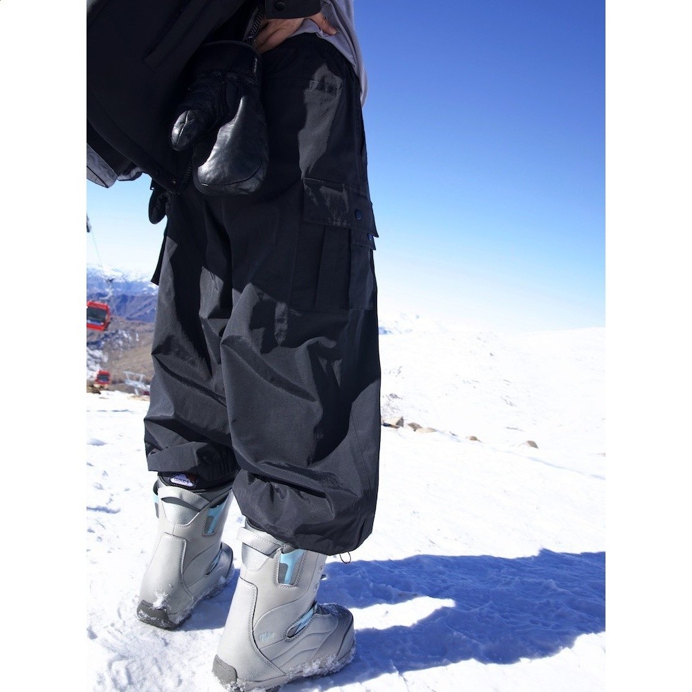 冰度 男女同款2025出口滑雪褲防水防風寒耐磨保暖單板情侶雪服褲-細節圖4