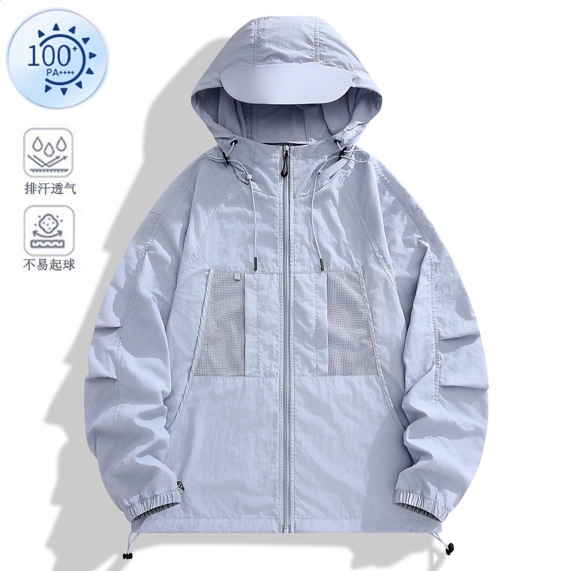山系透氣防曬服防紫外線原紗防曬衣男女同款7A抗菌寬鬆防曬衫外套-規格圖5