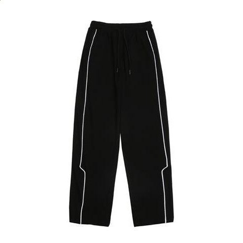 這就是街舞3王一博同款衣服運動黑色反光條褲子男休閒寬鬆衛褲潮-細節圖4