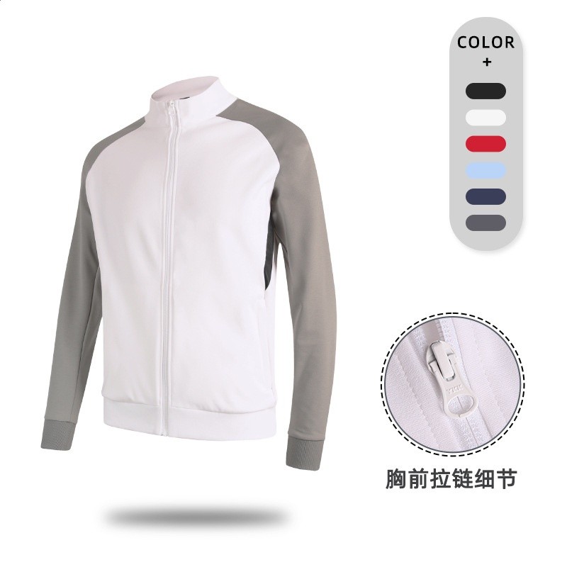 卡爾美同款針織夾克足球訓練服立領外套休閒衛衣運動服-細節圖5