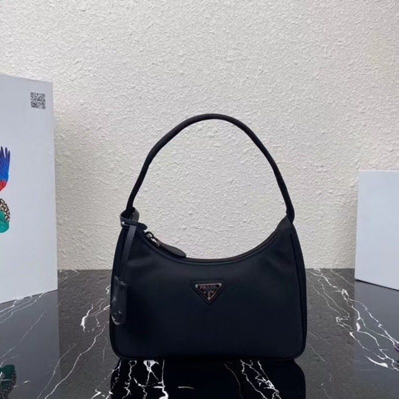 p家腋下包hobo肯豆同款法棍包新款尼龍手提包高階感小眾防水中古-規格圖5