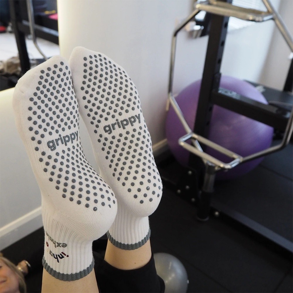 清倉Pilates襪中筒防滑瑜伽襪專業女室內運動男地板襪吸汗運動襪-規格圖5