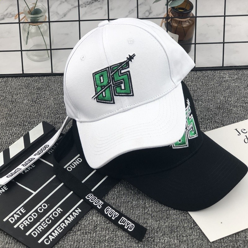 王一博同款帽子85字母刺繡棒球帽肖戰個性時尚長帶子應援鴨舌帽潮-細節圖2