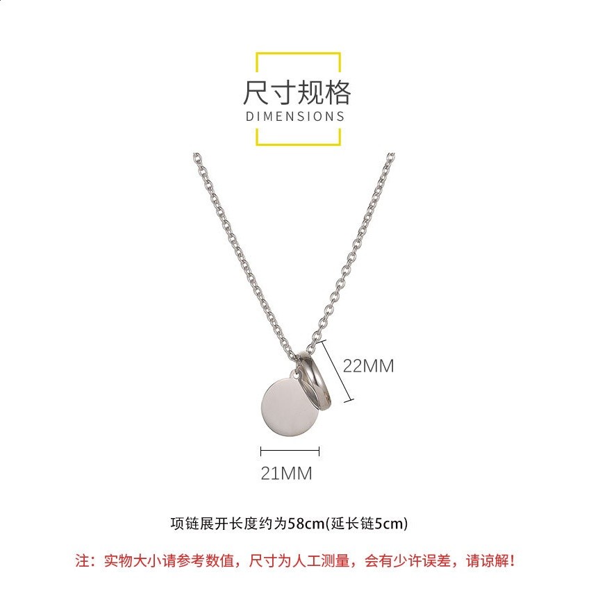 包郵王一博同款戒指項鍊兩用INS潮歐美嘻哈蹦迪男女鋼吊墜不褪色-細節圖4