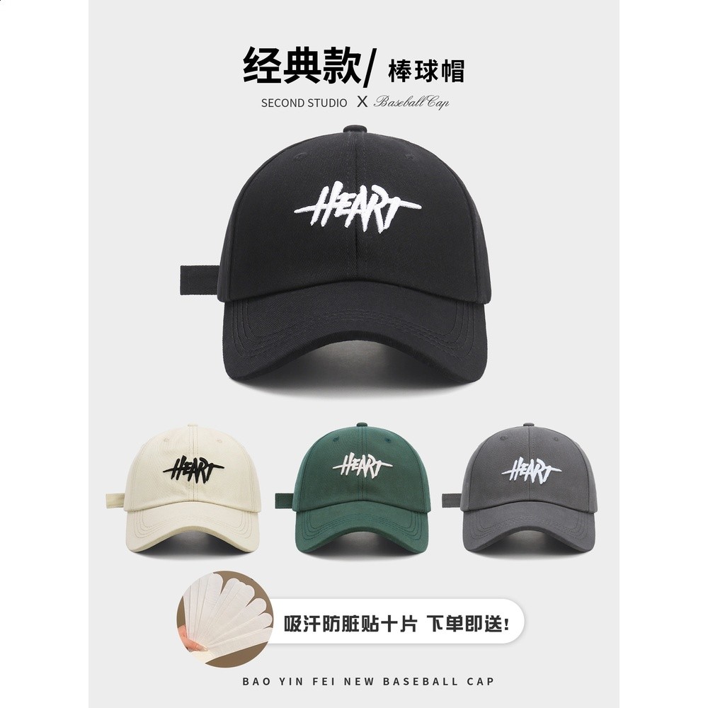 王一博同款棒球帽女百搭大頭圍寬帽簷大臉顯臉小軟頂鴨舌帽子男款-細節圖2