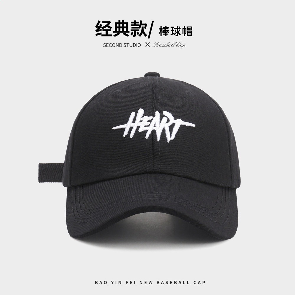 王一博同款棒球帽女百搭大頭圍寬帽簷大臉顯臉小軟頂鴨舌帽子男款-規格圖5