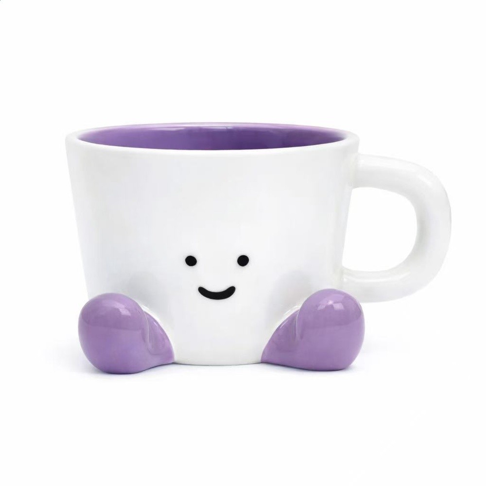 菸灰紫色咖啡杯