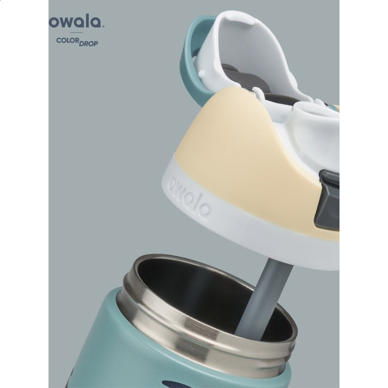美版Owala深海鯊魚保溫杯FreeSip保溫保冷吸管防漏便攜水杯945ml-細節圖4