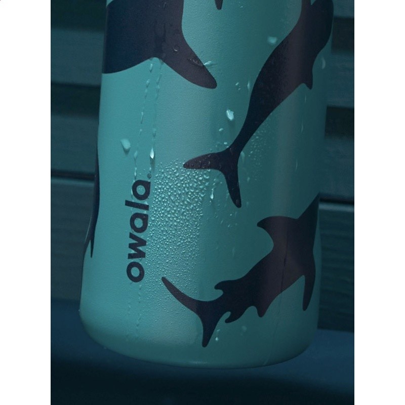 美版Owala深海鯊魚保溫杯FreeSip保溫保冷吸管防漏便攜水杯945ml-細節圖5