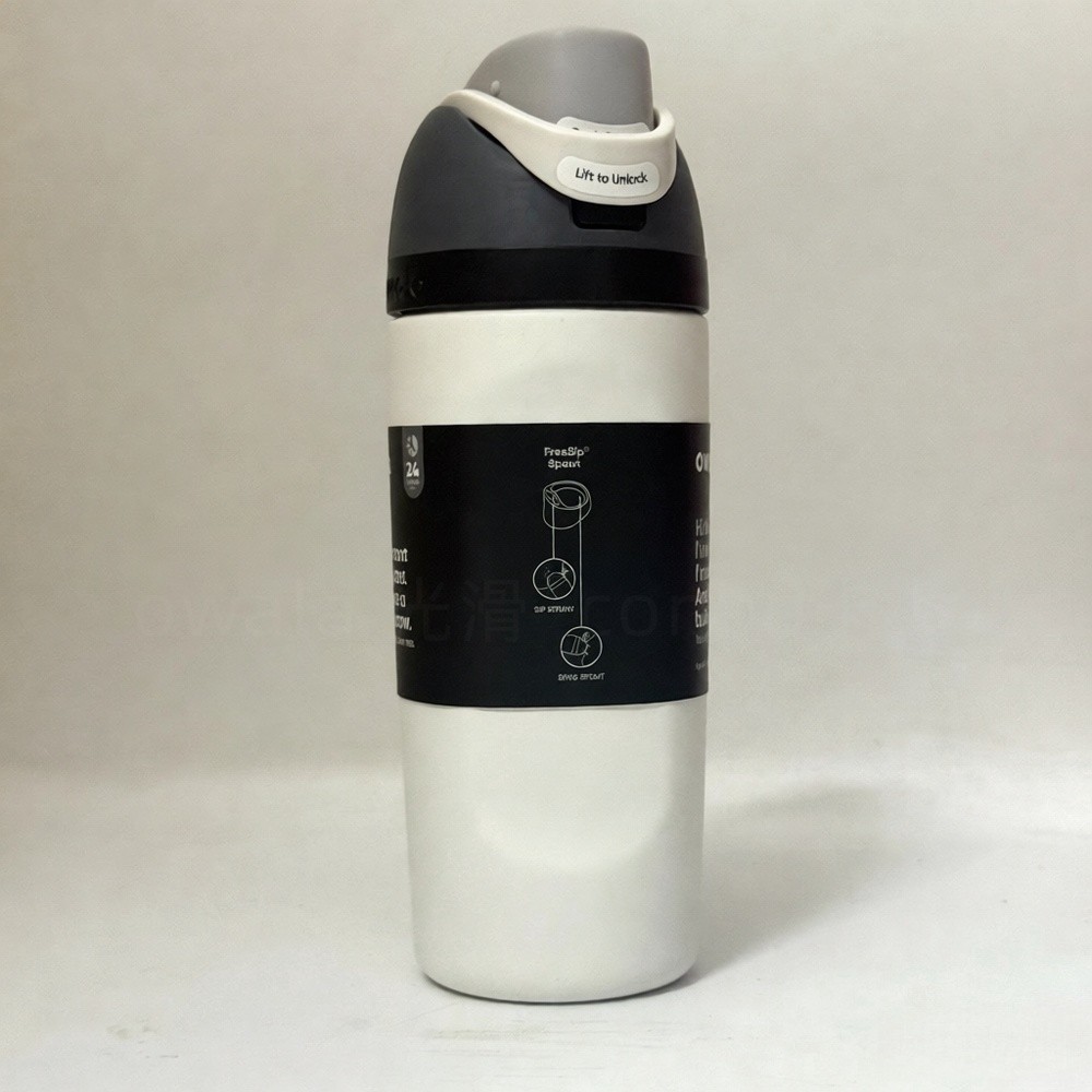owala保溫杯Freesip16OZ水杯不鏽鋼帶吸管保溫杯運動杯彈蓋杯-規格圖5