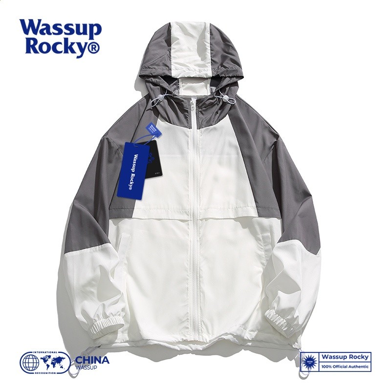 Wassup Rocky王一博同款輕薄涼皮膚衣男涼感冰絲防曬衣釣魚服外套-細節圖2