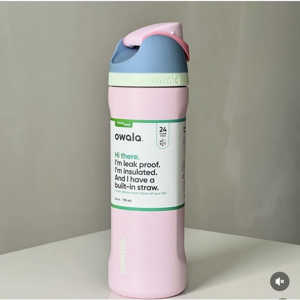 Owala保溫杯水杯FreeSip雙飲蓋運動水杯大容量吸管杯手提禮物杯子-規格圖5