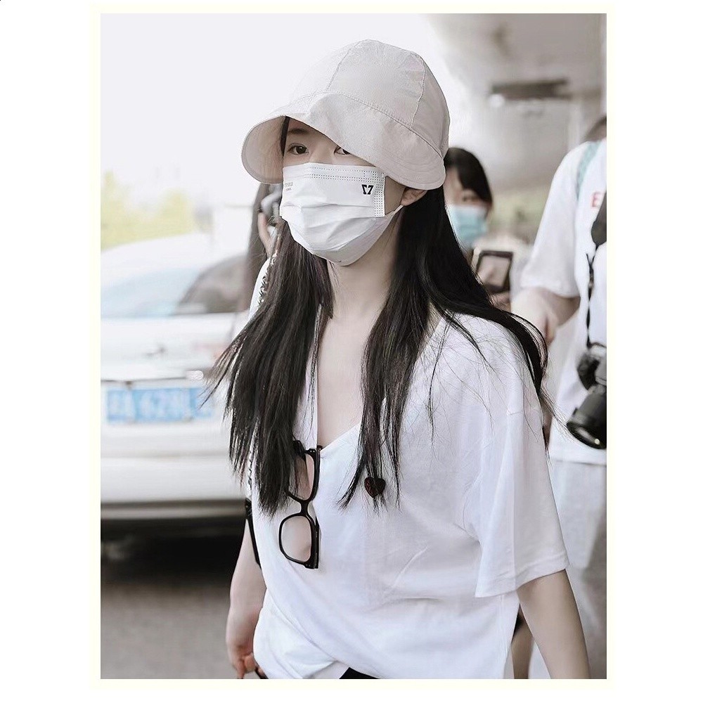 趙露思同款鴨舌帽子女夏季防紫外線遮陽帽速乾透氣遮臉防曬漁夫帽-細節圖4