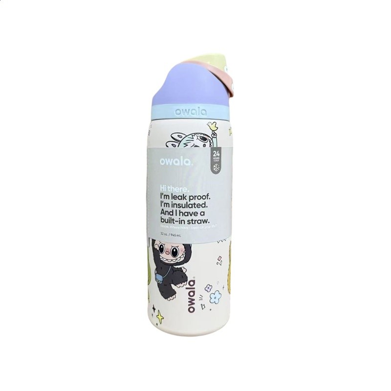 Owala聯名Snoopy卡通新款保溫杯FreeSip雙飲蓋保冷大容量吸管水杯-規格圖5