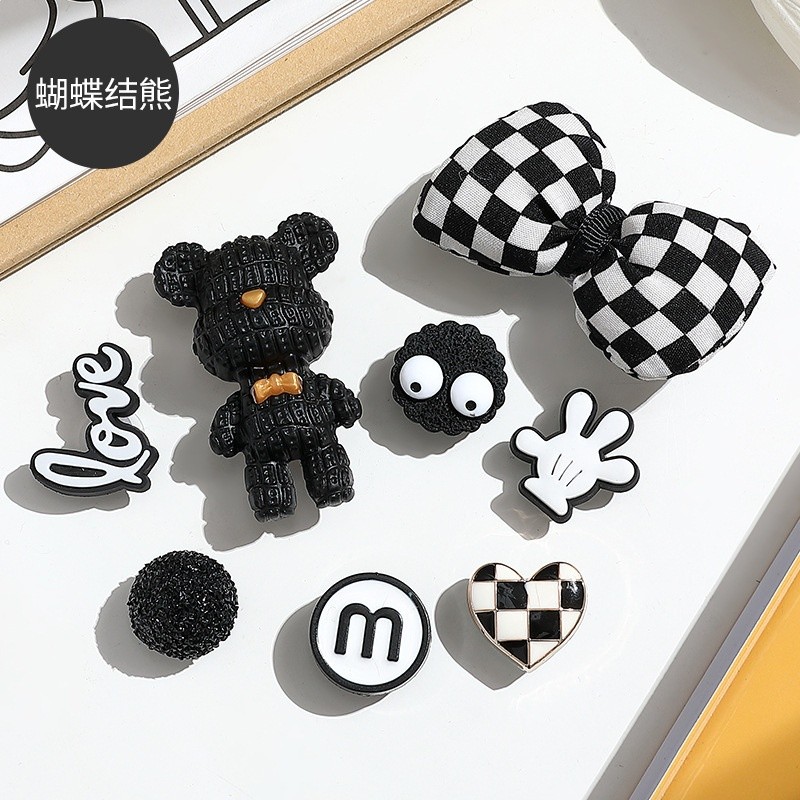 洞洞鞋鞋花配飾女適配diy鞋釦卡通立體裝飾可拆卸卡扣時尚ins網紅-規格圖5