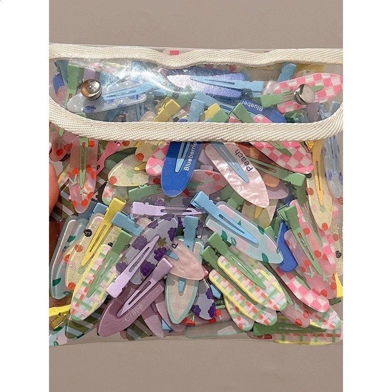 趙露思同款海鹽髮夾女2025新款無痕夾前額劉海側邊夾bb夾頭飾髮卡-細節圖3