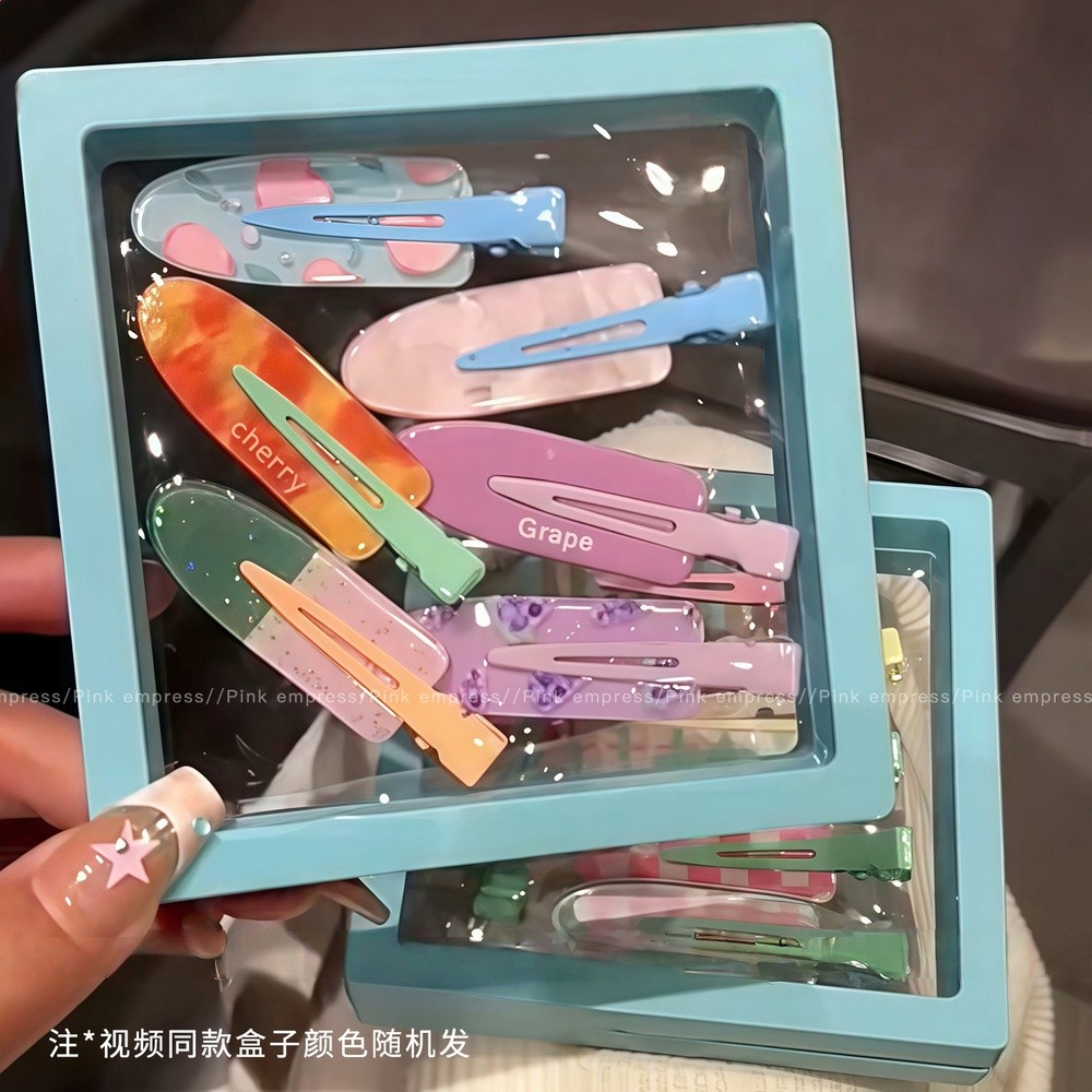 趙露思同款海鹽髮夾女2025新款無痕夾前額劉海側邊夾bb夾頭飾髮卡-規格圖5
