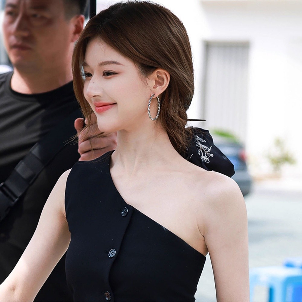 許我耀眼許妍趙露思同款緞面新中式花卉簪子氣質優雅高階感木髮釵-細節圖3