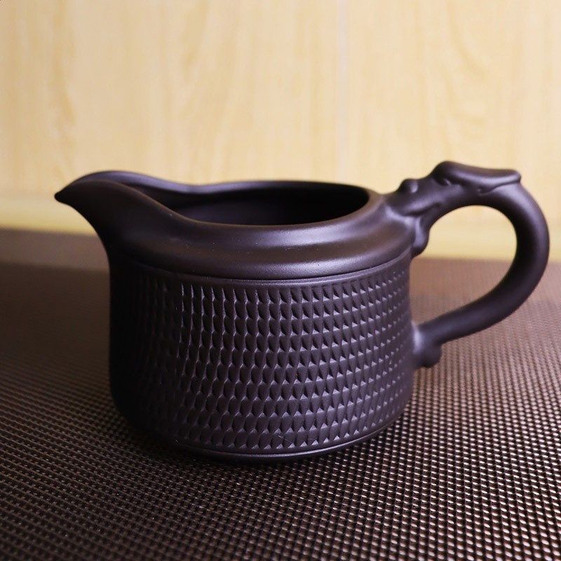 原礦紫砂公道杯龍鳳變色茶海家用茶壺茶具龍把跳刀過濾茶置廠家批-規格圖5