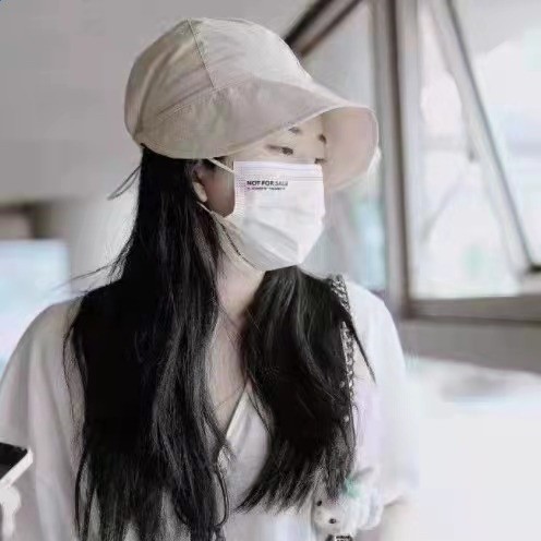 趙露思同款遮陽帽子女夏季防曬帽輕薄透氣素顏遮臉防紫外線漁夫帽-細節圖4