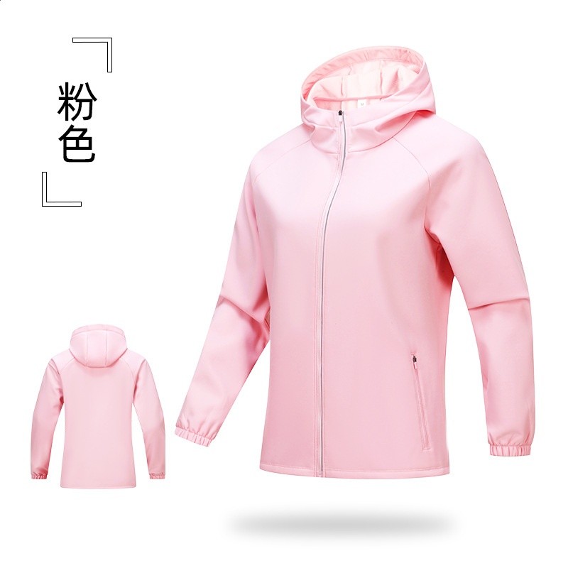 男女同款軟殼衝鋒衣外套戶外秋冬新款搖粒絨連帽拉鍊帽衫戶外休閒-規格圖5
