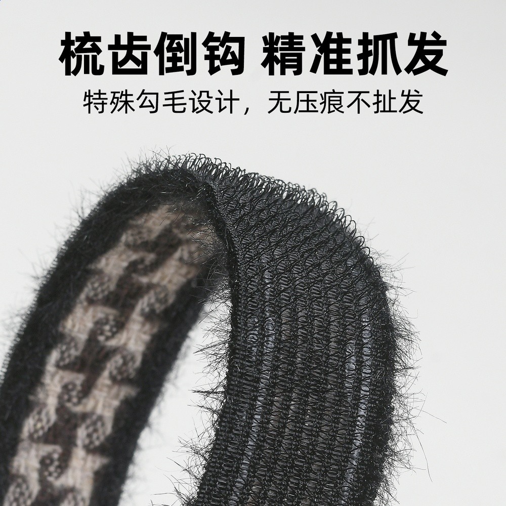 劉海貼碎髮貼整理神器髮飾成人魔術貼頭髮粘貼上洗臉專用髮箍髮帶-細節圖3
