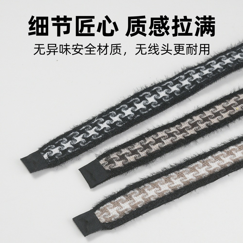 劉海貼碎髮貼整理神器髮飾成人魔術貼頭髮粘貼上洗臉專用髮箍髮帶-細節圖4