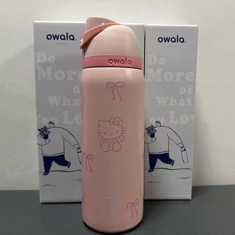 新款KT Owala 保溫杯彈蓋杯不鏽鋼水杯運動保溫水杯戶外運動水杯-規格圖5