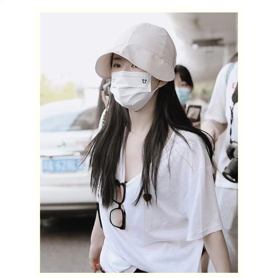 趙露思同款漁夫帽女2023夏防曬遮陽帽防紫外線大帽簷鴨舌帽百搭-規格圖5