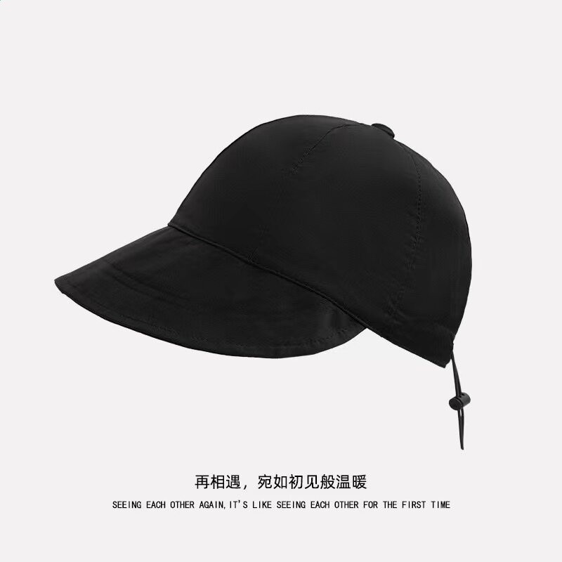 趙露思同款漁夫帽女2023夏防曬遮陽帽防紫外線大帽簷鴨舌帽百搭-規格圖5