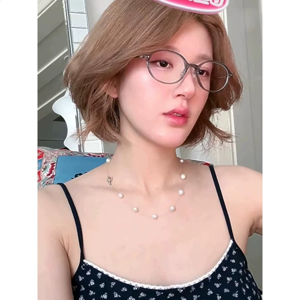 趙露思同款滿天星天然淡水珍珠項鍊女高階感輕奢小眾頸鍊2025爆款