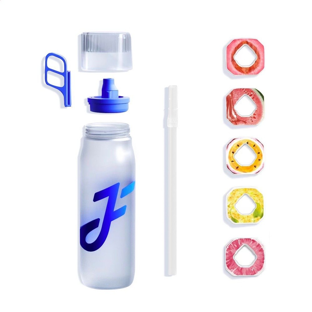 Joyfit玩味瓶男女大容量650ml手提吸管水杯玩味氣味香環兒童無糖-規格圖5