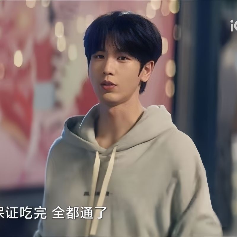 愛你何蘇葉張凌赫同款字母衛衣韓版灰色連帽情侶寬鬆休閒上衣男女-細節圖3