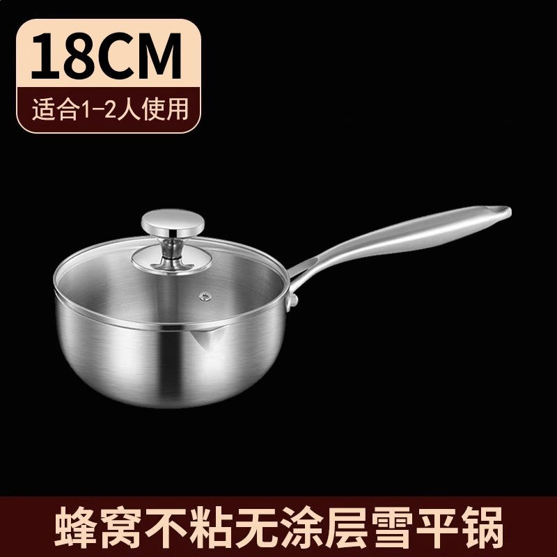18CM 蜂窩不粘鍋【帶蓋】
