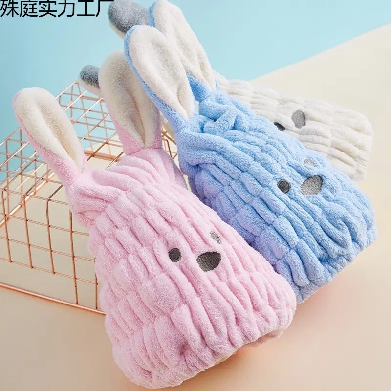2025新款吸水超強速乾寶寶刺繡浴帽男女童頭巾毛巾強吸水速乾11風-細節圖4
